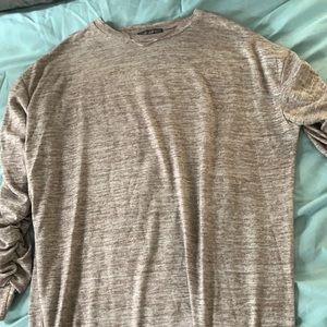 Light brown long sleeve dress